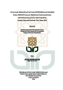 EVALUASI PEMANFAATAN DAN KETERSEDIAAN KOLEKSI PADA PERPUSTAKAAN PROGRAM ...